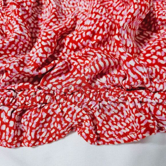 Lily Rose Womens Crop Top Multi-Color Size XL 100% Rayon Elastic Around Bottom - Picture 10 of 12